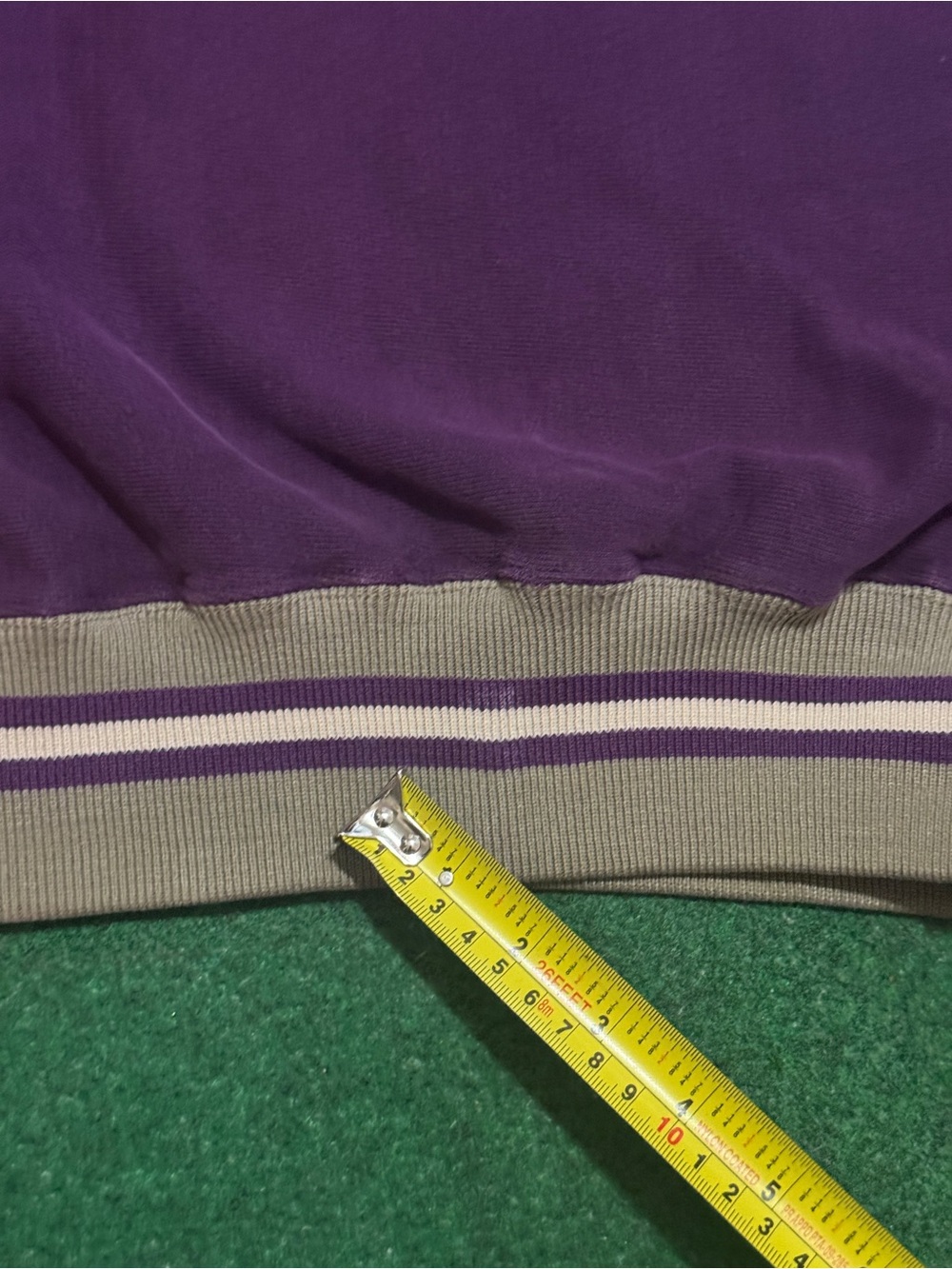 Vintage 80s 90s Champion Purple Reverse Weave Crewneck Sweatshirt, Striped (XL) - Picture 8 of 10